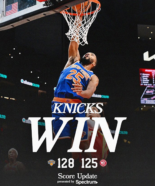12月28日 NBA常规赛 尼克斯vs老鹰 全场录像及集锦