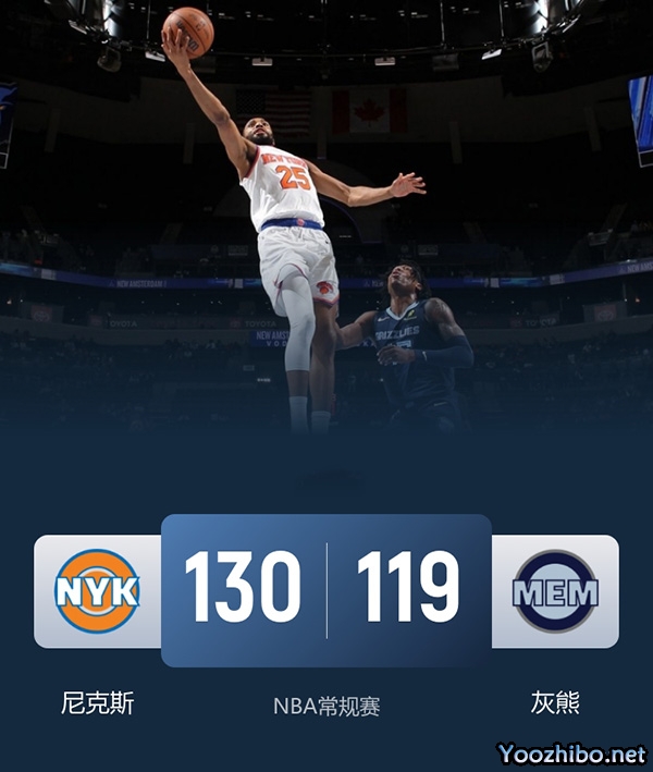 尼克斯vs灰熊 全场录像