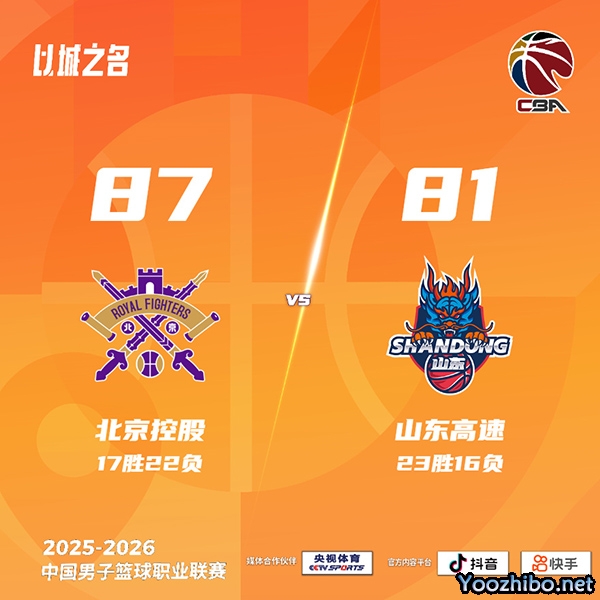 北控vs山东 全场录像