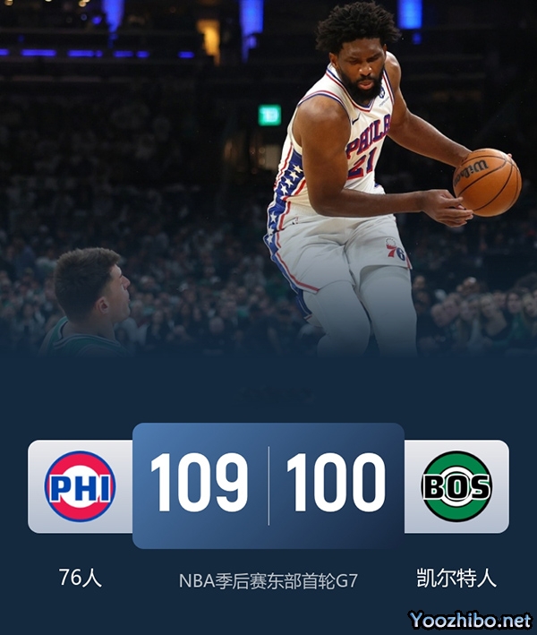 76人vs凯尔特人 全场录像