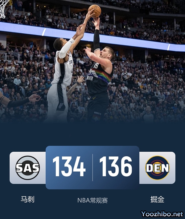 马刺vs掘金 全场录像